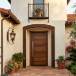 Aluminum Entry Doors with Smart Security lock 60 x 80