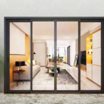 NASH 300 SERIES SLIDING DOOR 120 X 80 Both side Opening (BLACK)