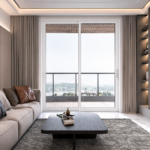 Aluminum Sliding Door 96 X 80 Both sides Opening (white)(NASH 400 SERIES )