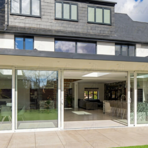 NASH 400 SERIES SLIDING DOOR 120 X 80 Both sides Opening (white)