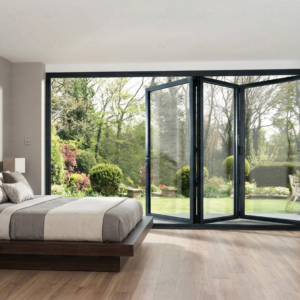 NASH 100 SERIES BIFOLD DOOR left & Right Opening 120 x 80 (Black)