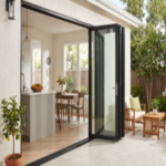 Aluminum Bifold Door LEFT & RIGHT OPENING 72 X 80 (BLACK) (NASH 100 SERIES)