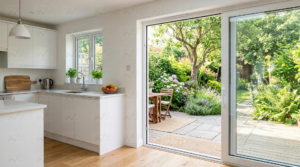 NASH 400 SERIES SLIDING DOOR 96 X 96 Both sides Opening (white)