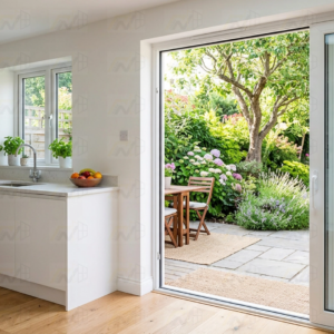 NASH 400 SERIES SLIDING DOOR 96 X 96 Both sides Opening (white)