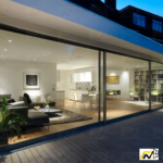 NASH 300 SERIES SLIDING DOOR 144 X 96 Both side Opening (BLACK)