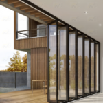 NASH 200 SERIES BIFOLD DOOR LEFT OPENING 168 X 80 (BLACK)