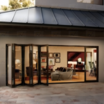 NASH 200 SERIES BIFOLD DOOR LEFT & RIGHT OPENING 192 X 80 (BLACK)
