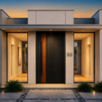 Aluminum Entry Doors with Smart Security lock 36 x 80