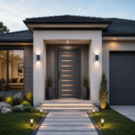 Aluminum Entry Doors with Smart Security lock 54 x 80