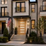 Aluminum Entry Doors with Smart Security lock 48 x 80