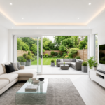 Aluminum SLIDING DOOR 120 X 80 Both sides Opening (white)(NASH 400 SERIES)