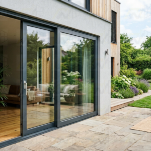 NASH 300 SERIES SLIDING DOOR 120 X 80 Both side Opening (BLACK)