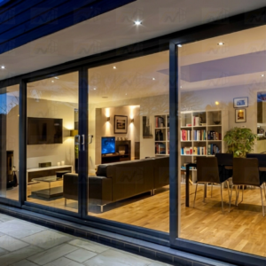 NASH 300 SERIES SLIDING DOOR 144 X 96 Both side Opening (BLACK)