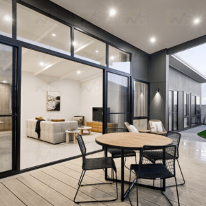 NASH 300 SERIES SLIDING DOOR 120 X 96 Both side Opening (BLACK)