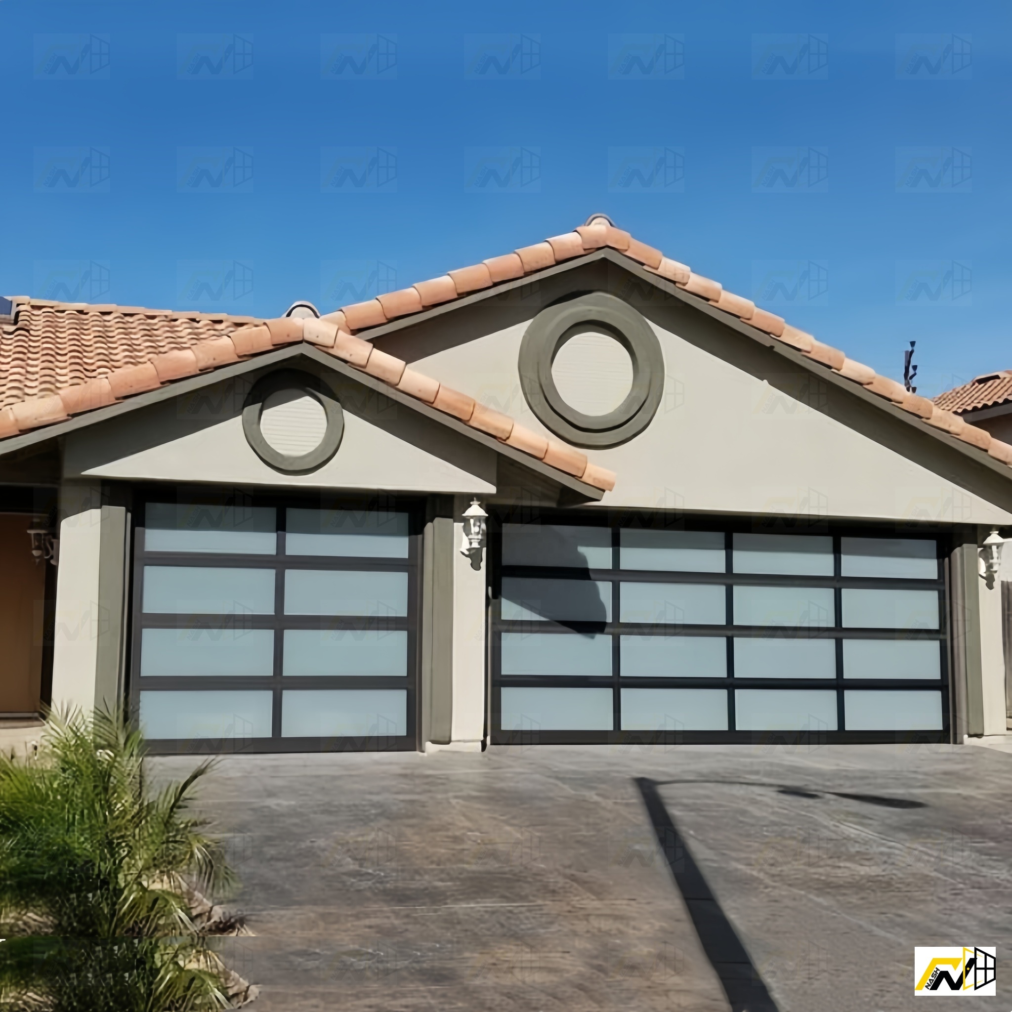 Nash Framed Garage Doors