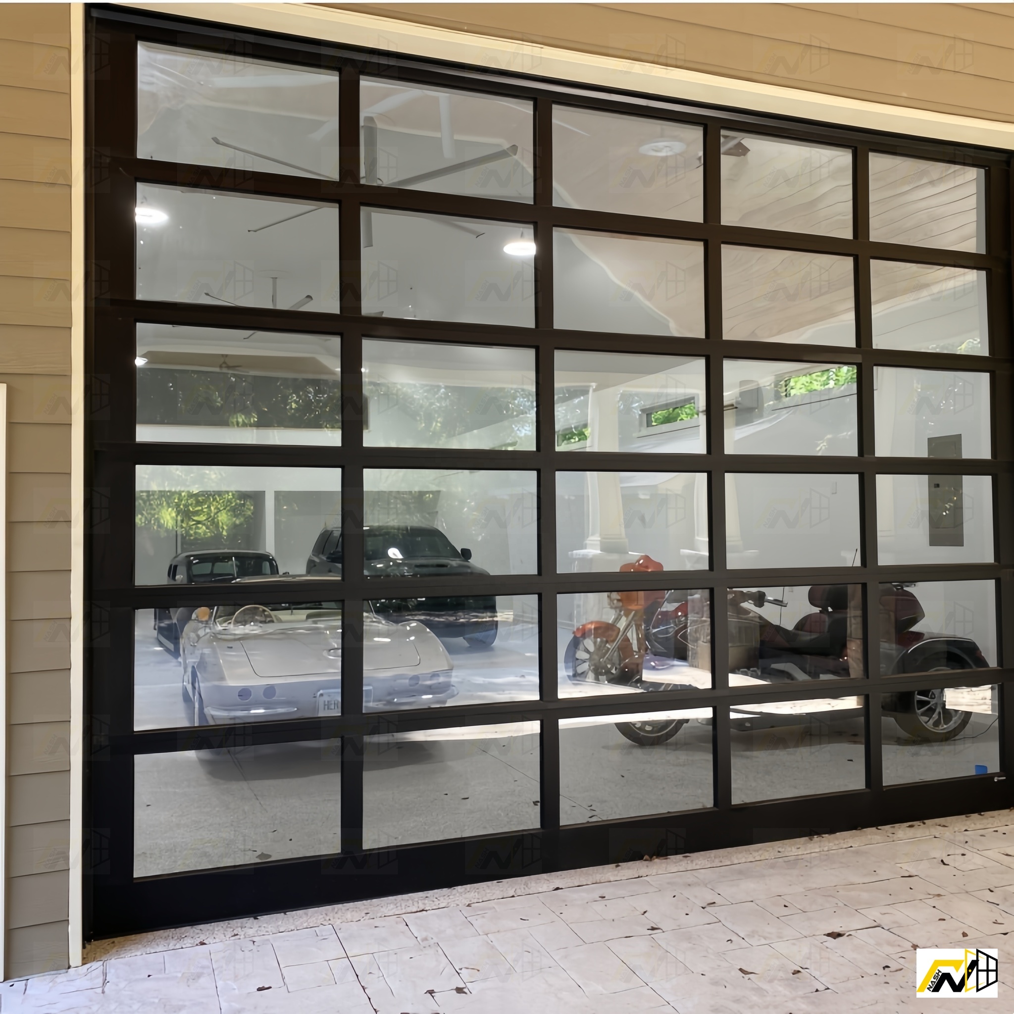 Nash Aluminum Glass Garage Door