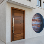 Aluminum Entry Doors with Smart Security lock 60 x 80