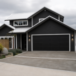 Aluminum Garage Door 192 x 84 (Black)