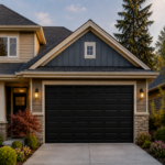 Aluminum Garage Door 96 x 84 (Black)