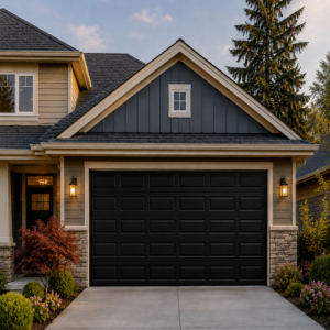 Aluminum Garage Door 96 x 84 (Black)