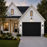 Aluminum Garage Door 96 x 84 (Black)