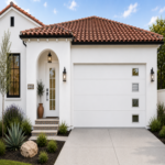 Aluminum Garage Door with Glass Lites 96 x 84 (White)